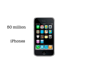 50 million


 iPhones
 