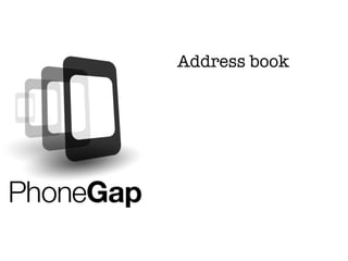 Address book
 