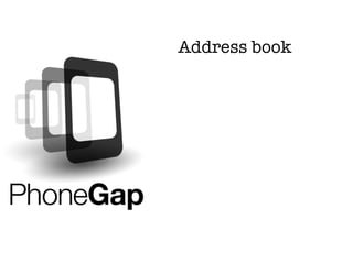 Address book
 