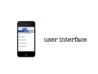 user interface
 