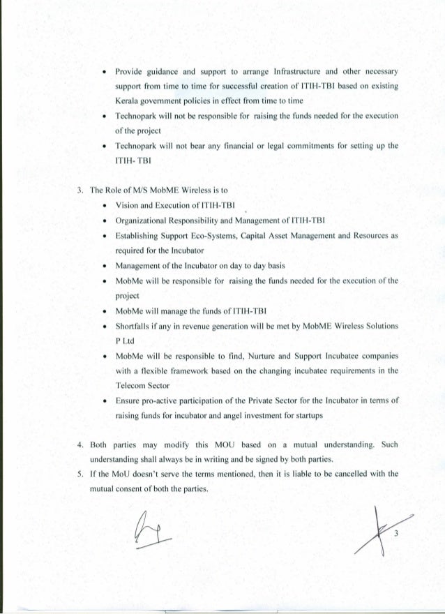 mobme technopark tbi mou