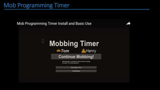 Mob Programming Timer
 