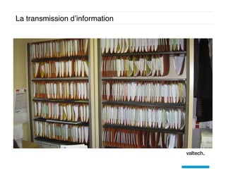 La transmission d’information
 