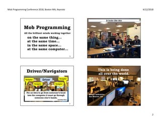 Mob Programming and the Power of Flow by Woody Zuill at #AgileIndia2019 ...