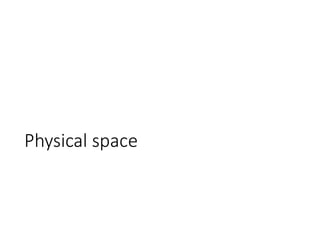 Physical space
 