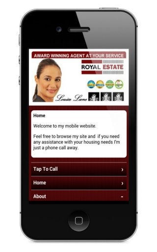 Mobile Website Demo - Real Estate Agent 2
