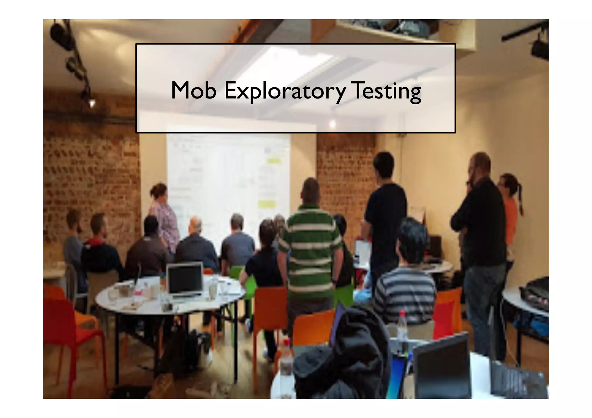 @maaretp http://maaretp.com
Mob Exploratory Testing
 