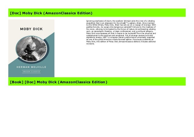 Doc Moby Dick Amazonclassics Edition