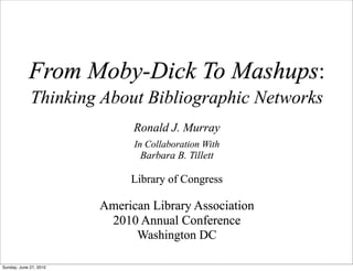 From Moby-Dick to Mash-Ups Slide 6