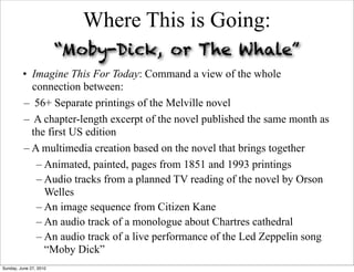 From Moby-Dick to Mash-Ups Slide 8
