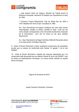 / José Antonio Girón de Velasco. Ministre de Treball durant la
              Dictadura franquista. Nomenat Fill Adoptiu pe...