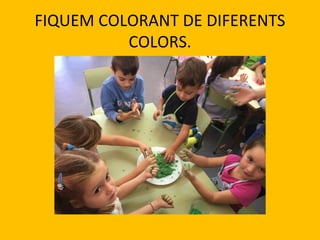 FIQUEM COLORANT DE DIFERENTS
COLORS.
 
