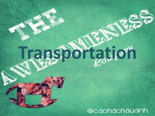 Transportation
 