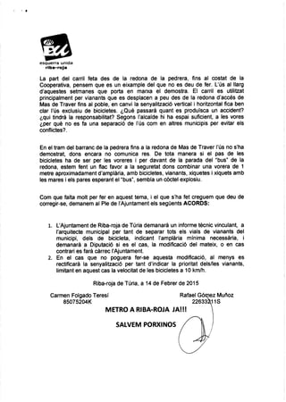 Moció en defensa dels/las vianants