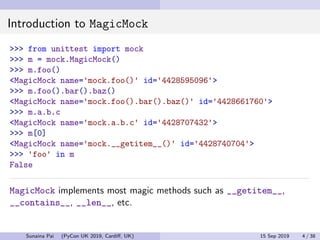 Python Mock Object Library: Common Pitfalls and Best Practices ...