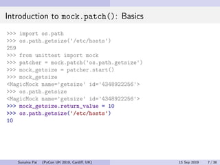 Python Mock Object Library: Common Pitfalls and Best Practices ...