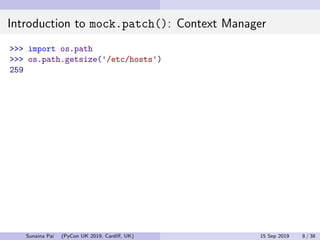 Python Mock Object Library: Common Pitfalls and Best Practices ...