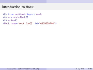 Python Mock Object Library: Common Pitfalls and Best Practices ...