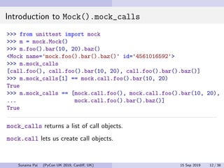 Python Mock Object Library: Common Pitfalls and Best Practices ...