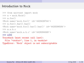 Python Mock Object Library: Common Pitfalls and Best Practices ...