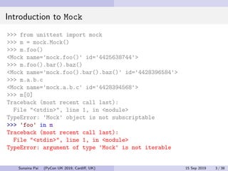 Python Mock Object Library: Common Pitfalls and Best Practices ...
