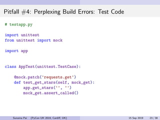 Python Mock Object Library: Common Pitfalls and Best Practices ...