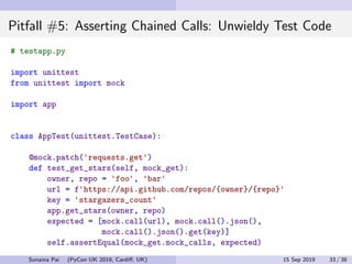 Python Mock Object Library: Common Pitfalls and Best Practices ...