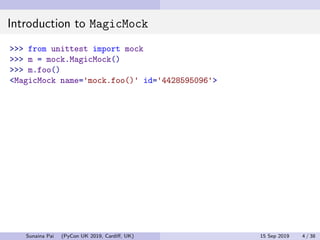 Python Mock Object Library: Common Pitfalls and Best Practices ...