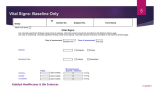 Vital Signs- Baseline Only
5
Katalyst Healthcares & Life Sciences 11/20/2017
 