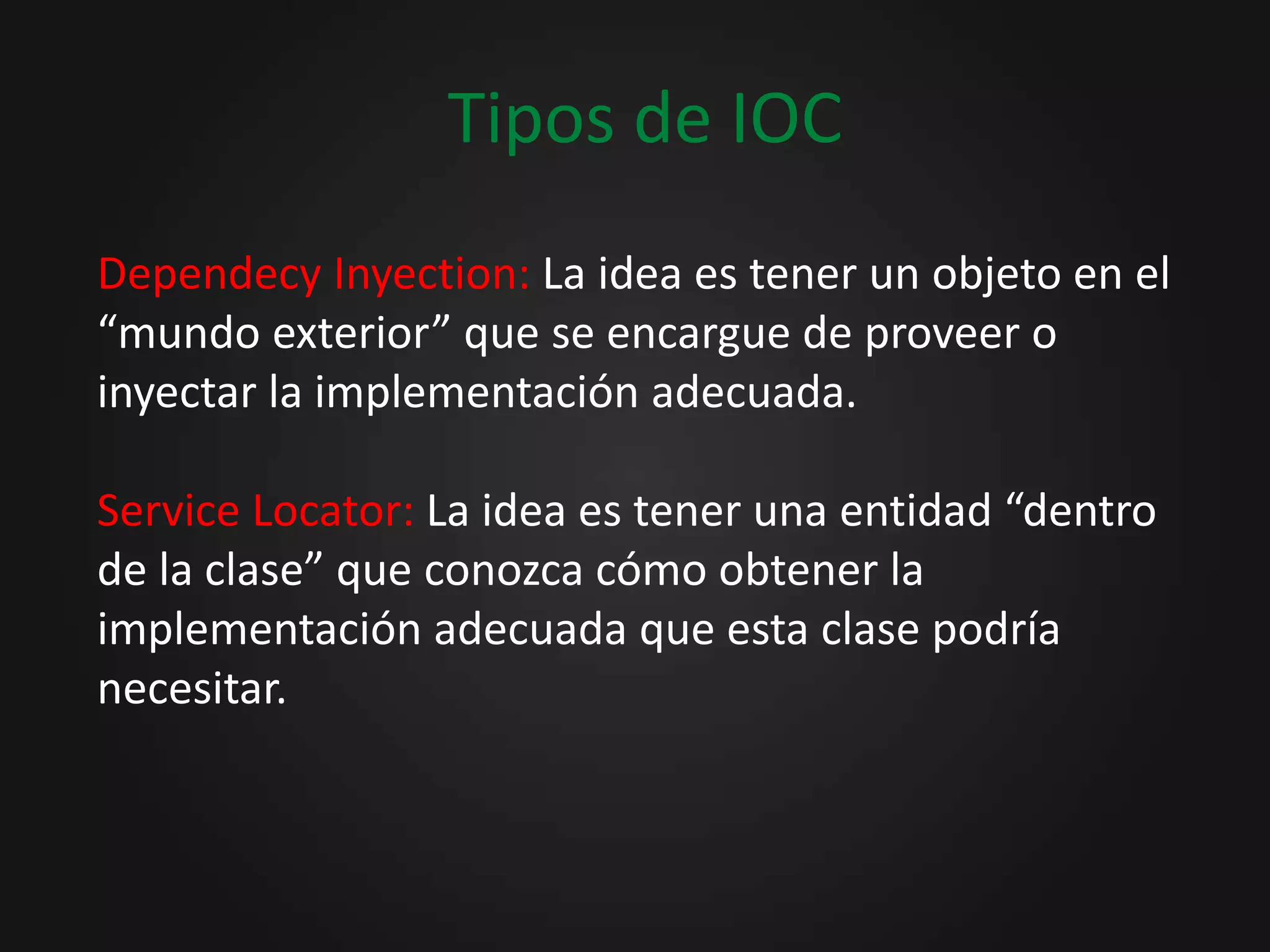 El operador New en el constructor.