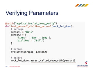 Verifying Parameters
49
 