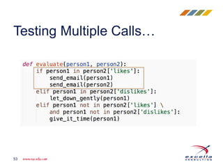 Testing Multiple Calls…
53
 