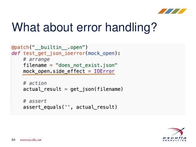 Mocking in Python Mocking in Python