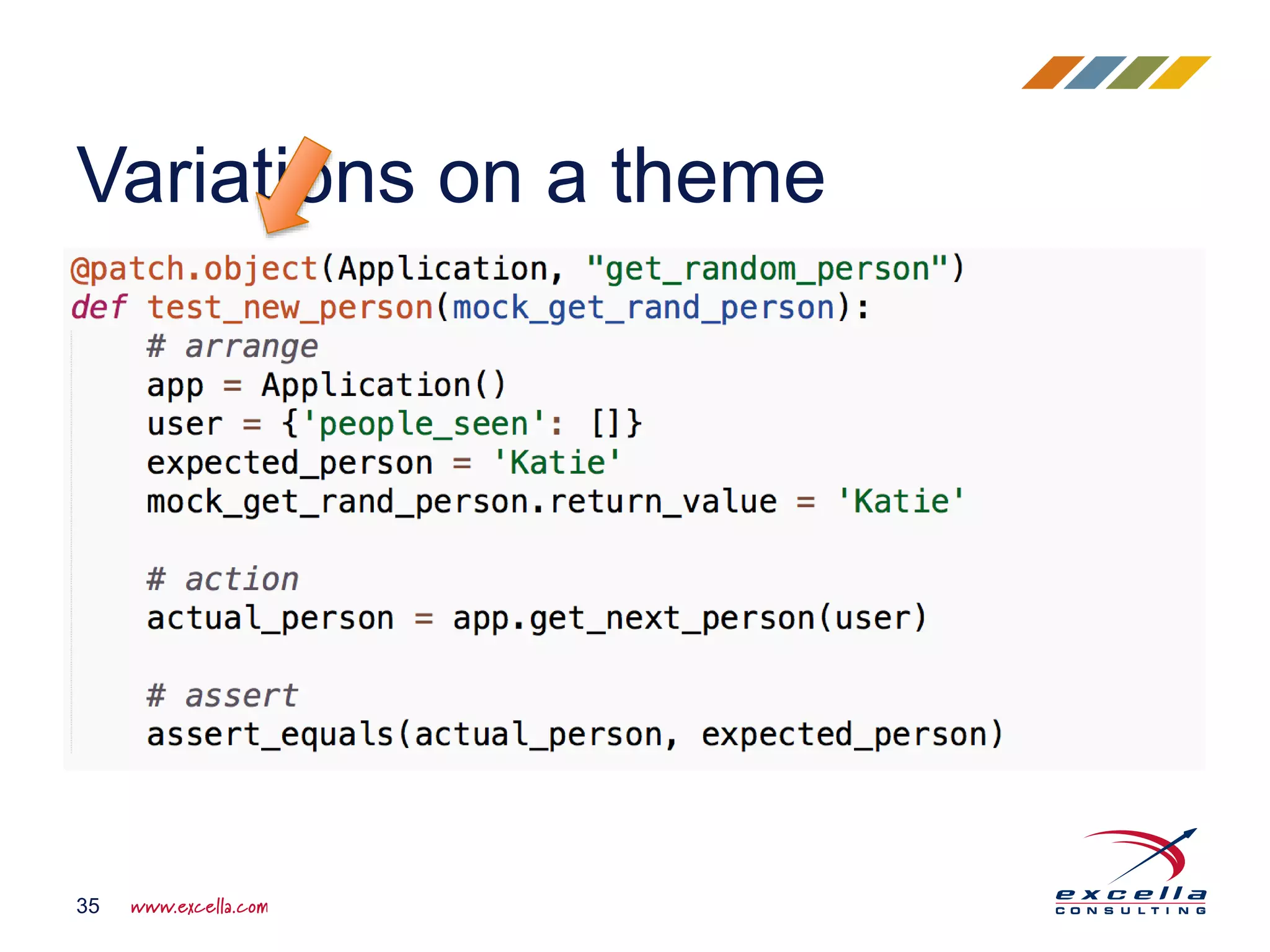 Variations on a theme 35 