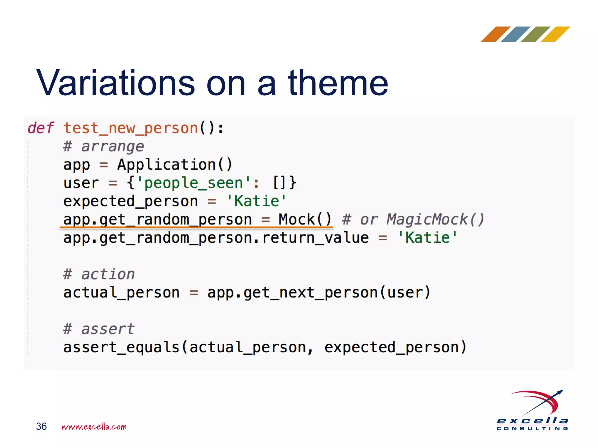 Variations on a theme 36 
