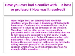 Mba Mock interview | PPTX