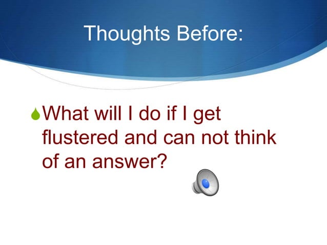 Mock interview reflection | PPTX