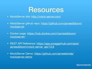 Serving Up Testability with MockServer | PDF