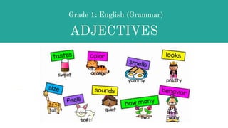 ADJECTIVES
Grade 1: English (Grammar)
 