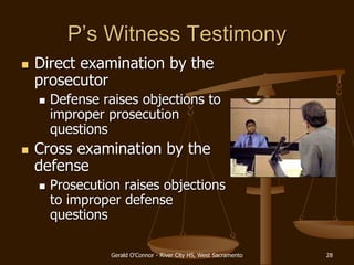 Mock Trial Courtroom Procedures for legal affairs | PDF