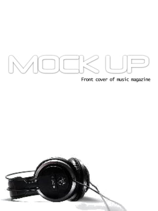 Front cover of music magazine
 