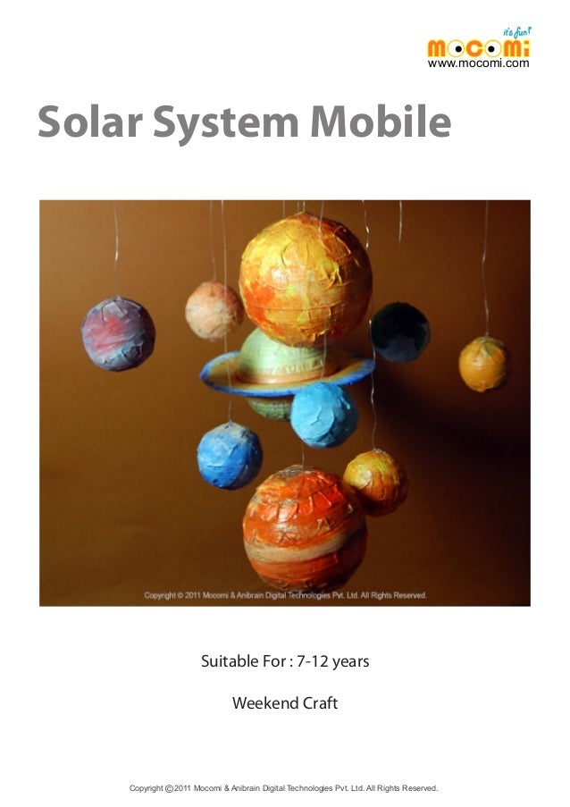 How to make a Solar System Model – Mocomi Kids