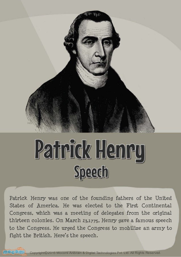 Essay On Patrick Henry Speech