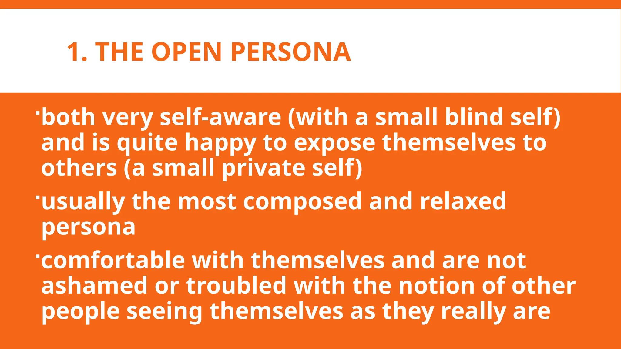 Personal development module 1 lesson3 four personas ppt