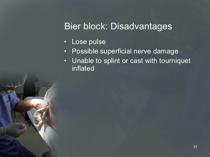 regional anesthesia and beir block