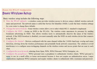 CCNA-2 SRWE Mod-13 WLAN Configuration