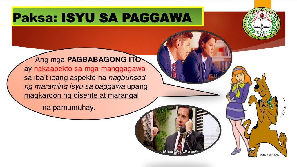 ISYU NG PAGGAWA