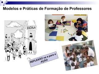 Modelos e Práticas de Formação de Professores REFLEXÃO na e para a  AÇÃO 