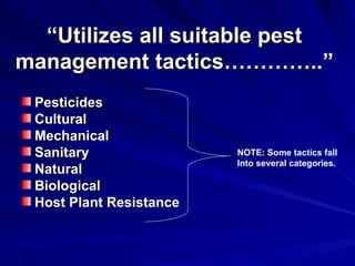 Pest Introduction Integrated pest Management Introduction .ppt
