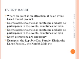 Mod i tourism products | PPT
